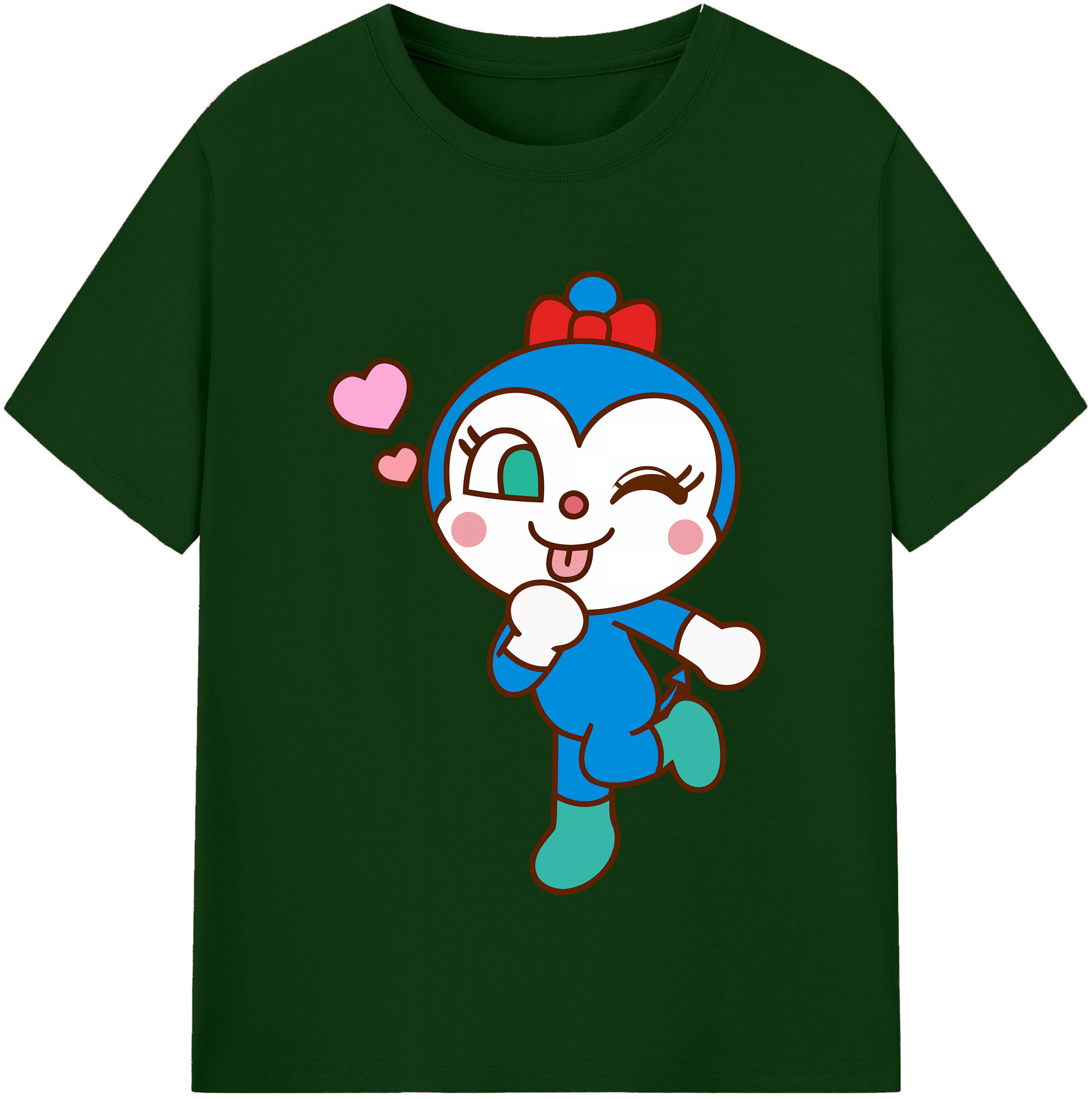 （画像用） アンパンマン Anpanman 綿100％半袖Tシャツ（フロントプリント）
